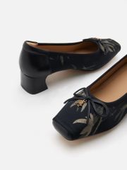 Giày Cao Gót Nữ Pazzion Ashlyn Printed Bow Heels