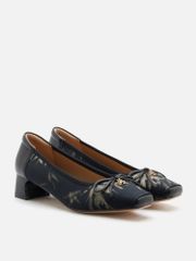 Giày Cao Gót Nữ Pazzion Ashlyn Printed Bow Heels