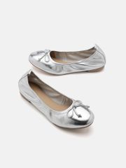 Giày Búp Bê Nữ Pazzion Avery Bow Covered Flats