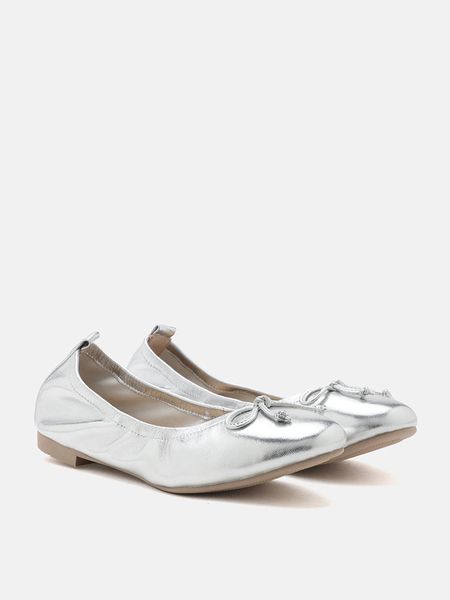 Giày Búp Bê Nữ Pazzion Avery Bow Covered Flats