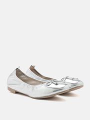 Giày Búp Bê Nữ Pazzion Avery Bow Covered Flats