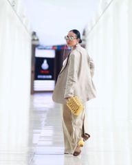 Áo Blazer Nữ Linen Nâu Nhạt F2 Chocolate Fall In Love
