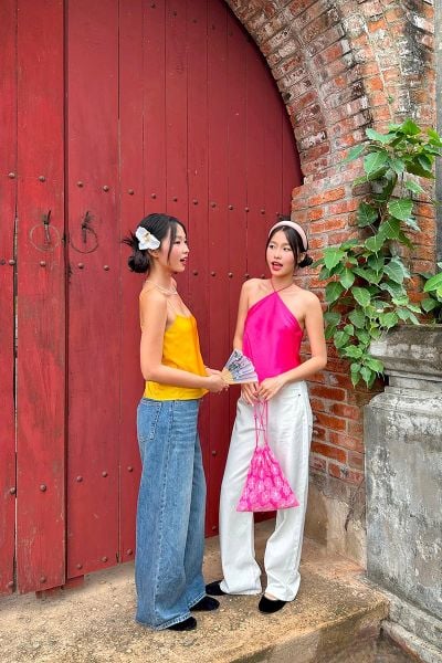 Áo Nữ TheBlueTshirt Daily Cami Top - Lụa Tổng Hợp Vàng Mustard