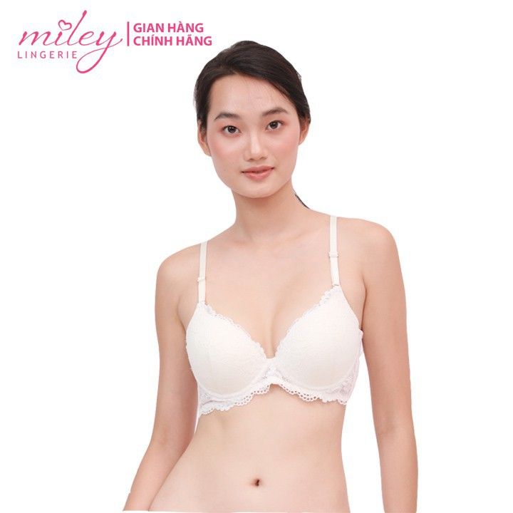 Áo Lót Nâng Ngực Mút Dày 4cm Màu Trắng Kem Active Miley Lingerie BRL14001