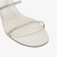 Giày Cao Gót Nữ Rene Caovilla Flat Satin Sandals Cleo