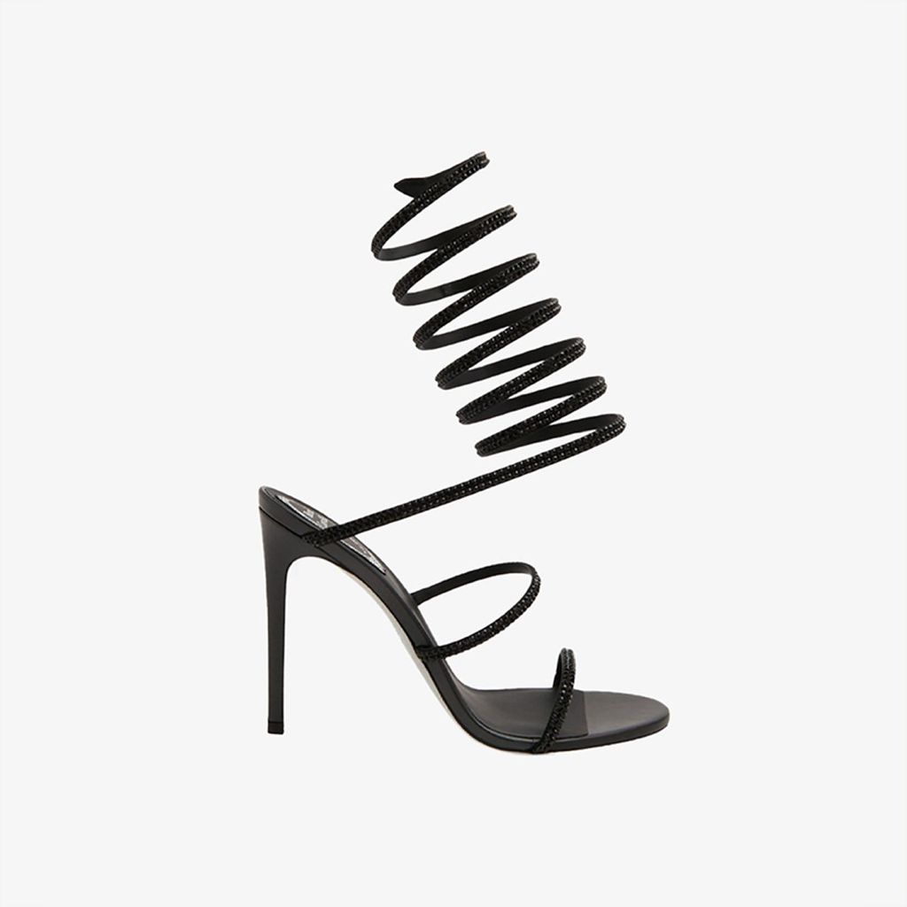 Giày Cao Gót Nữ Rene Caovilla Cleo Crystal-Embellished Sandals
