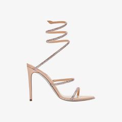 Giày Cao Gót Nữ Rene Caovilla Cleo Gold Sandal 105