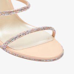 Giày Cao Gót Nữ Rene Caovilla Cleo Gold Sandal 105