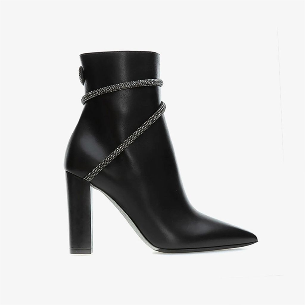Giày Boots Nữ Rene Caovilla Ankle Boots With Applications