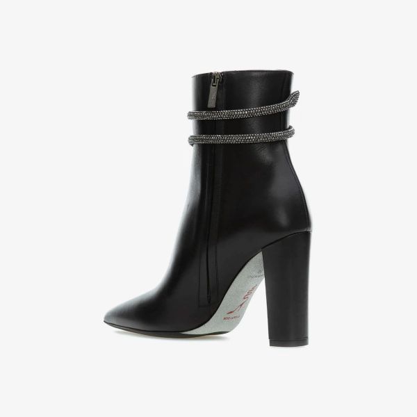 Giày Boots Nữ Rene Caovilla Ankle Boots With Applications