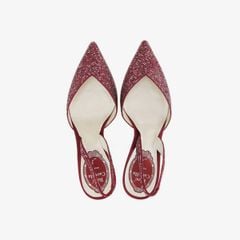 Giày Cao Gót Nữ Rene Caovilla Ladies Vivienne Crystal Slingback Pumps
