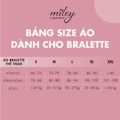 Áo Ngực Bralette Không Gọng Sporty Chic BRL011150