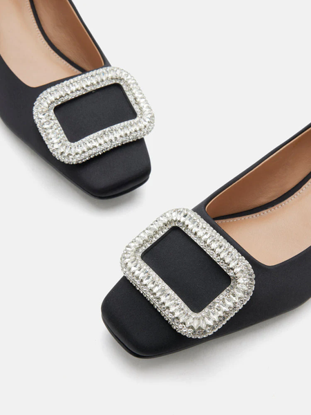 Giày cao gót Pazzion Olea Crystal Embellished Buckle Heels