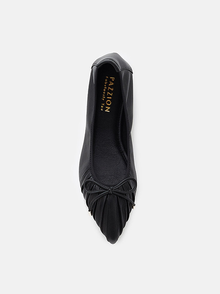 Giày Búp Bê Nữ Pazzion Georgie Pleated Ribbon Flats
