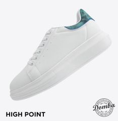 Giày Sneaker Unisex Domba High Point Phối Gót Tie-Dye H-9024