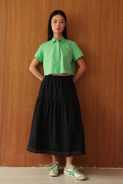 Chân Váy Nữ TheBlueTshirt Black Boho Maxi Skirt - Eco Cotton