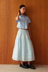 Chân Váy Nữ TheBlueTshirt BabyBlue Boho Maxi Skirt - Eco Cotton