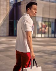 Áo Polo Nam Cotton Trắng New Ways