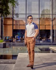 Áo Polo Nam Cotton Trắng New Ways