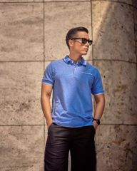 Áo Polo Nam Cotton Xanh New Ways