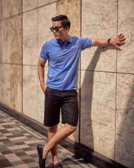Áo Polo Nam Cotton Xanh New Ways