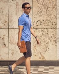 Áo Polo Nam Cotton Xanh New Ways