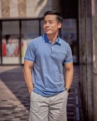 Áo Polo Nam Cotton Xanh New Ways