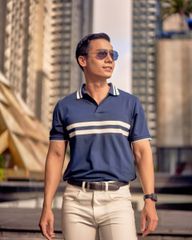 Áo Polo Nam Cotton Xanh New Ways