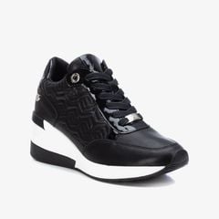 [Trưng bày] Giày Sneakers Nữ XTI Black Pu Ladies Shoes