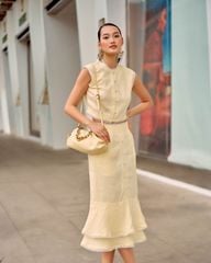 Áo Kiểu Linen Vàng Summer Muse