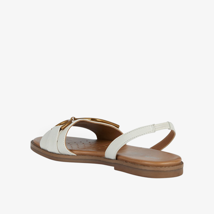Geox D NAILEEN C Slide sandalen voor dames, zwart, 38 EU, zwart, 38 EU