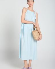 Đầm Nữ F2 Linen Xanh A Touch Of Effortless Elegance