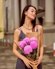 Đầm Linen Đen Summer Muse