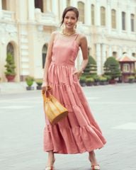 Đầm Linen Ruốc City Girls