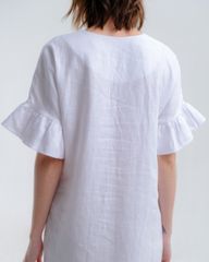 Đầm Linen F2 Trắng Hương Mùa Hè