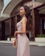 Đầm Linen Hồng City Girls