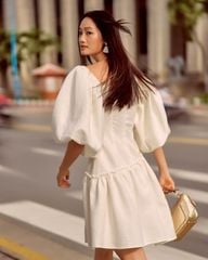 Đầm Linen Trắng Summer Muse