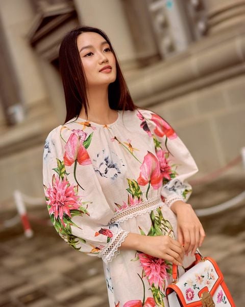 Đầm Linen Trắng Hoa Summer Muse