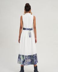 Đầm Linen Nữ F2 Trắng Modern Women