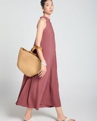 Đầm Nữ F2 Lụa Hồng A Touch Of Effortless Elegance