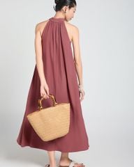 Đầm Nữ F2 Lụa Hồng A Touch Of Effortless Elegance