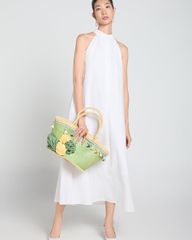Đầm Nữ F2 Linen Trắng A Touch Of Effortless Elegance