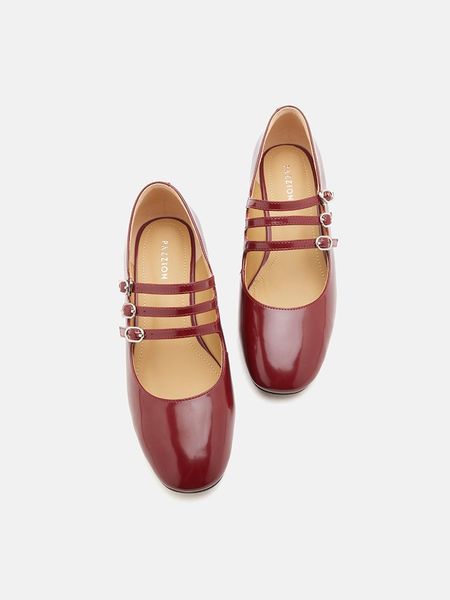 Giày Cao Gót Nữ Da Bò Pazzion Darina Patent Mary Jane Heels
