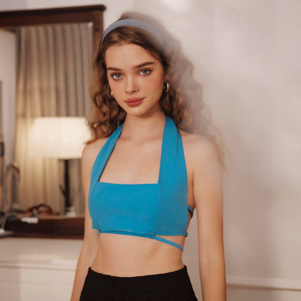 Áo Kiểu Nữ DOTTIE Buộc Nơ Hở Lưng - T0635