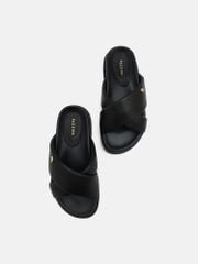 Dép Nữ Pazzion Della Slip On Slide Sandals
