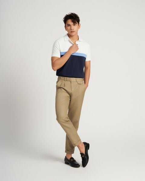 Quần Dài Nam F2 Linen  Vàng Nâu Tender Drit