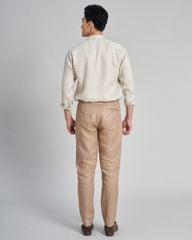 Áo Sơ Mi Nam F2 Linen Kem The New Cool