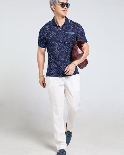 Quần Dài Nam F2 Linen  Trắng Tender Drit