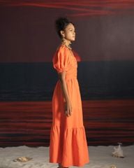 Đầm Nữ F2 Linen Cam Summer Get Away