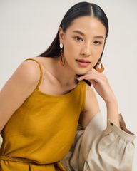 Đầm Linen Vàng Nghệ The Art Of Styling